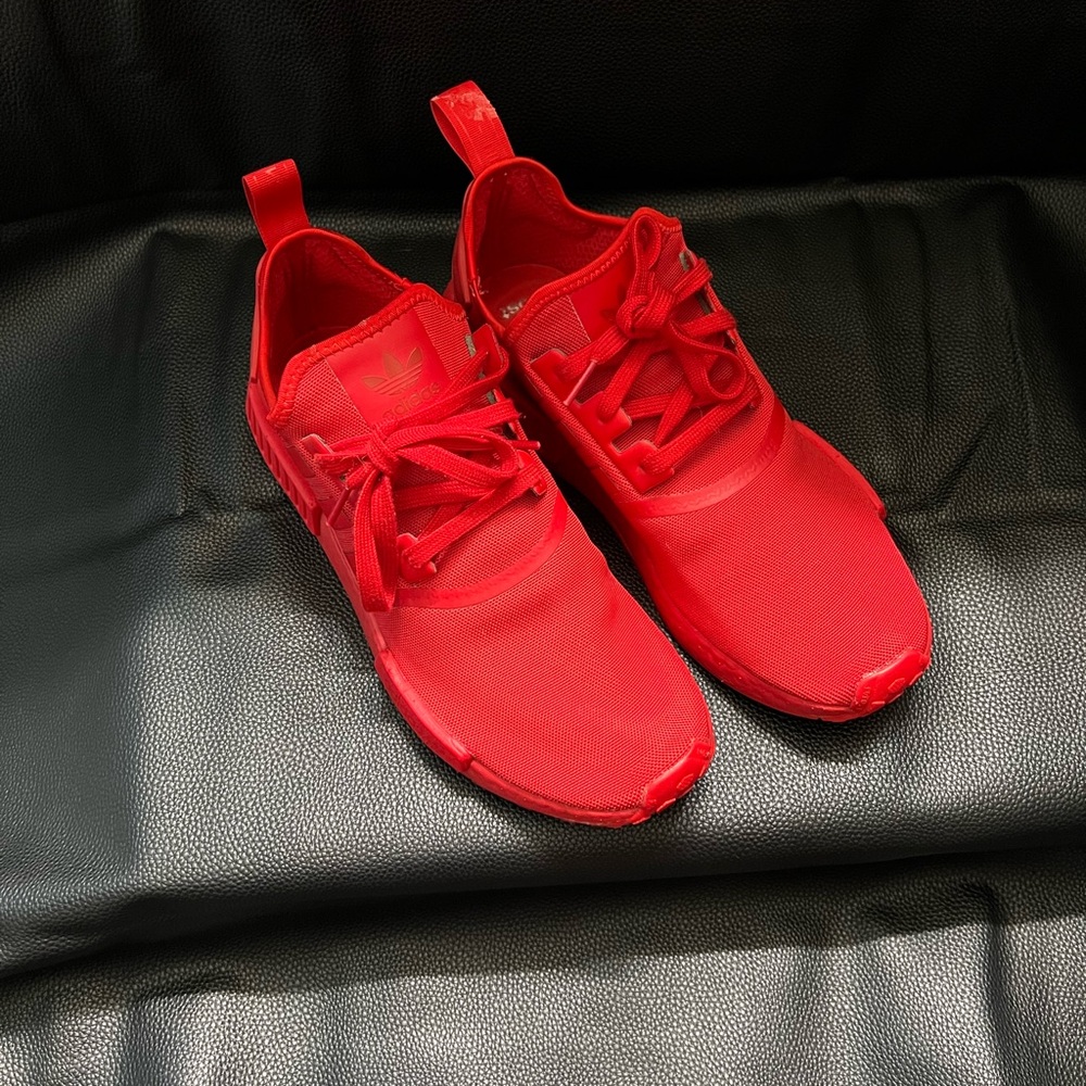 Adidas Men's Bold Red Sneakers